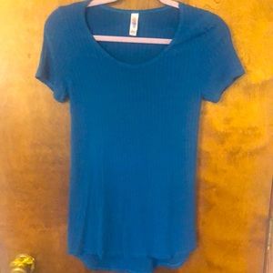 Lularoe Blue Classic Tee